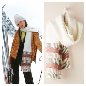ANTHROPOLOGIE AVERY SPACE-DYED STRIPE SCARF